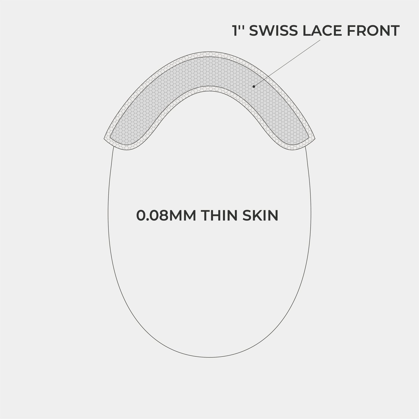 HS15P Men's Lace Front Hairpiece Wholesale 0.08 mm Super Thin Skin
