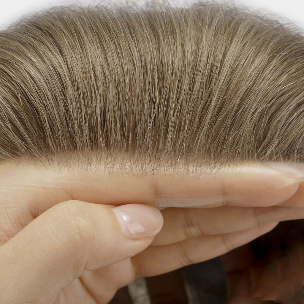 HS1  Thin Skin Men's Hair Systems 0.08 mm Transparent Poly Skin