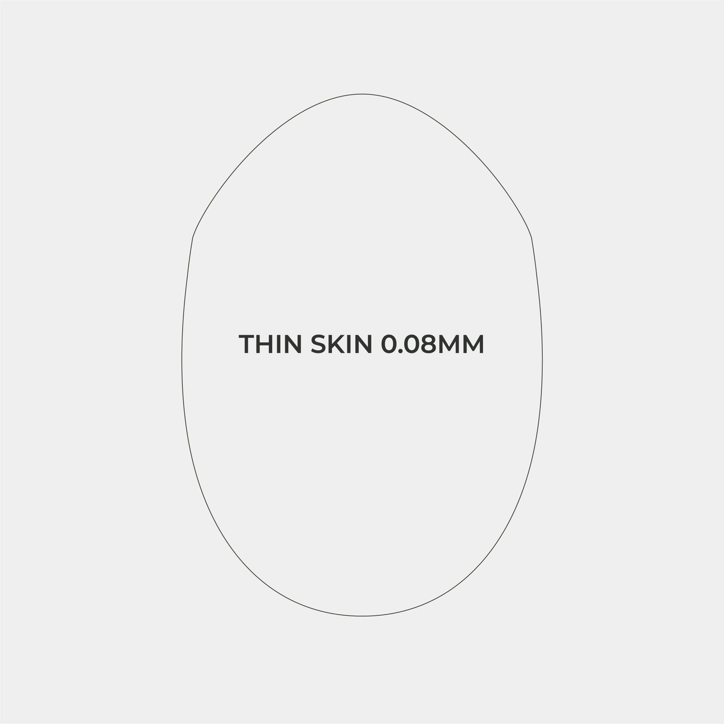 HS1  Thin Skin Men's Hair Systems 0.08 mm Transparent Poly Skin