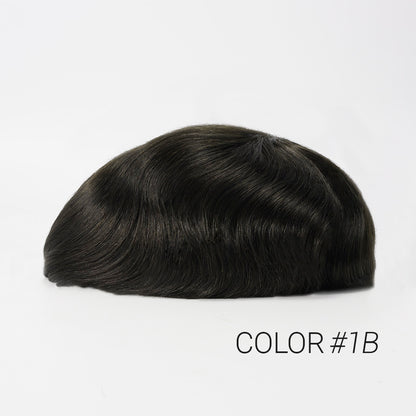 HS15P Men's Lace Front Hairpiece Wholesale 0.08 mm Super Thin Skin