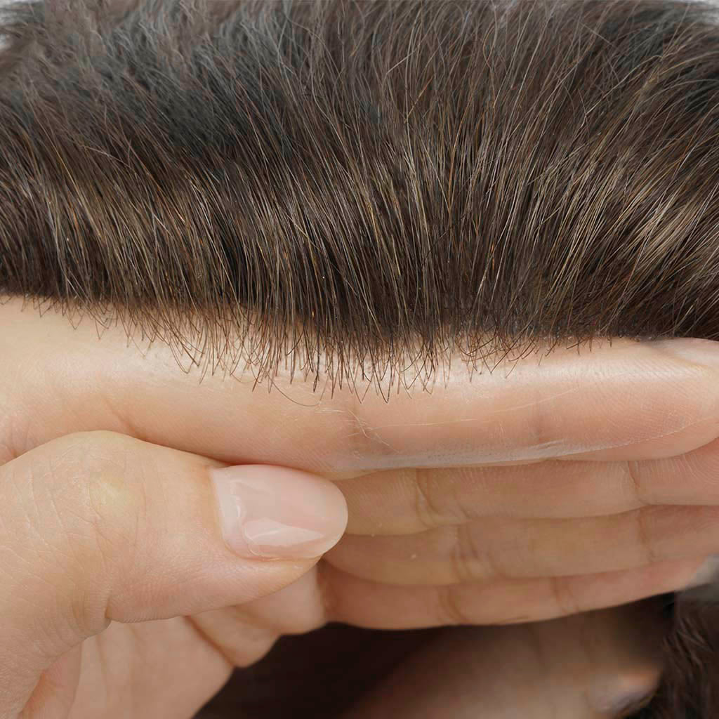 HS1V V-loop Hair System 0.06 mm PU Skin