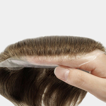 HS1V FRONTAL Men's Frontal Hairpiece for Wider Receding Hairlines