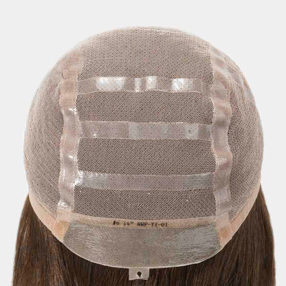 NATALIE Hand-Tied  Lace Wig for Caucasion Women